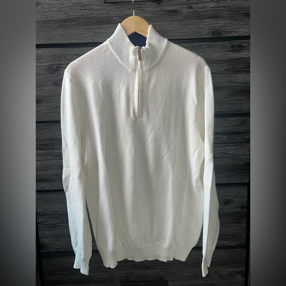 ‼️ Club Room 1/4 Zip Cotton Sweater - Size XL - Picture 1 of 4